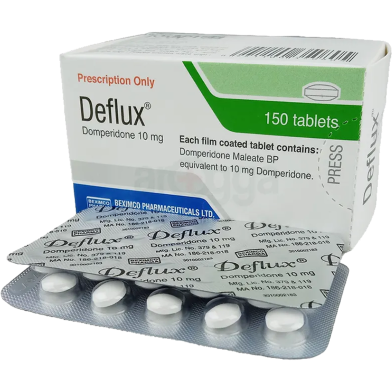 Deflux 10 mg 15's Pack Tablet image