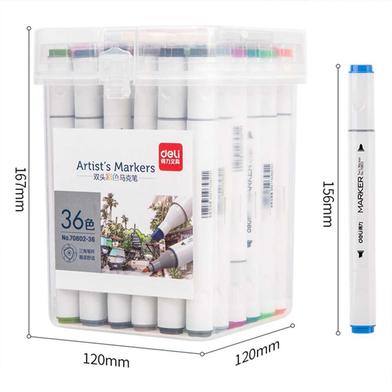 Deli Instant Dry Dual Tip Art Markers image