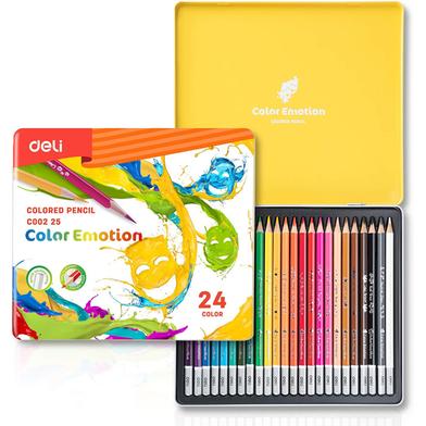 Deli Colored Pencil Set of 24 Colors image