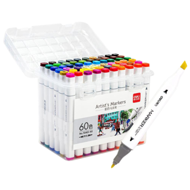 Deli Artist Sketch Marker 60 Colors image