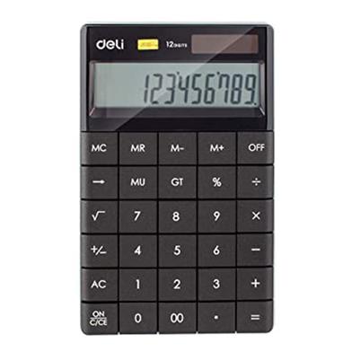 Deli Calculator Plastic-12 digits image
