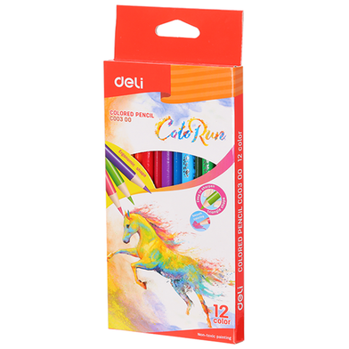 Deli Colored Pencil 12 colours image