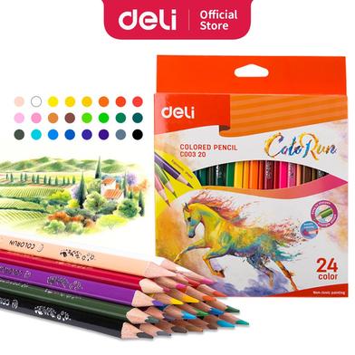 Deli Colored Pencil (24 colours) (Box) image