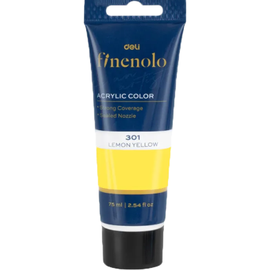 Deli finenolo acrylic color 75ml Lemon Yellow image