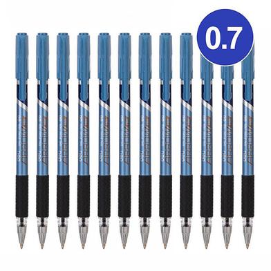 Deli Arrow Ballpoint Pen Blue Ink (0.7mm)- 12 Pcs image