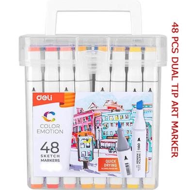 Deli Instant Dry Dual Tip Art Markers image