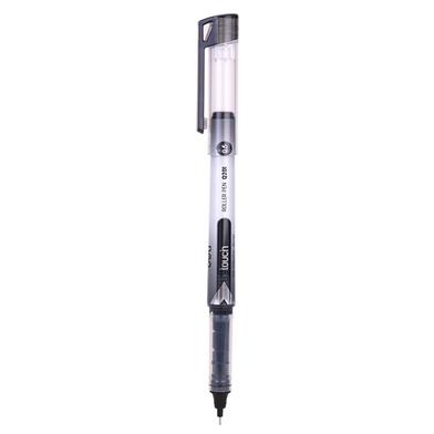 Deli Touch 0.5mm Roller Ball Pen Black Ink 6Pcs image