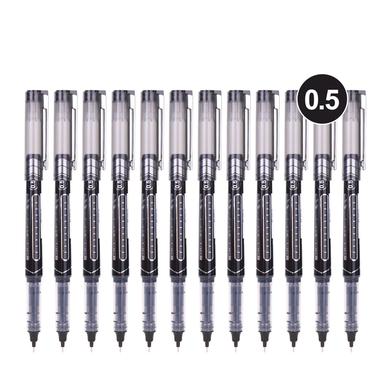 Deli Roller Pen Black Ink 0.5mm12 Pcs image