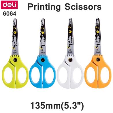 Deli Scissors Any Colour 1 Pcs image