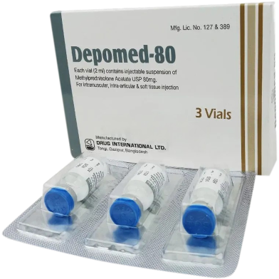Depomed 80 mg Injection 2 ml -3Vial image