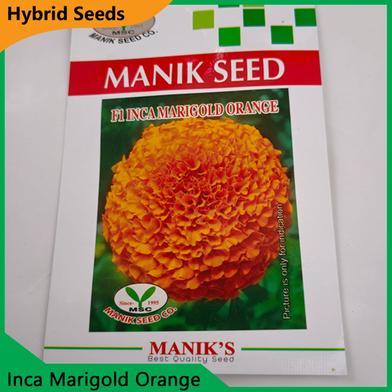 Deshi Flower Seeds- Inca Marigold Orange image