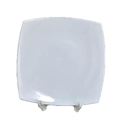 Opal Glass Dessert Plate Square Shape , Set Of 6 - JFP85 image