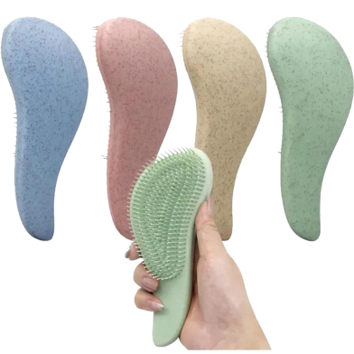 Detangling Hair Brush Shampoo Massage Brush, Scalp Care Brush With Soft Silicone Bristles Scalp Massager for Hair care image