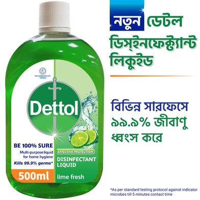 Dettol Disinfectant Liquid Lime Fresh 500ml image