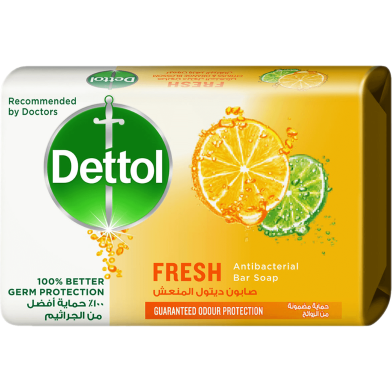 Dettol Fresh Antibacterial Bar Soap 165 gm image