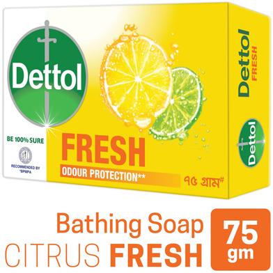 Dettol Soap 75gm Fresh Citrus image