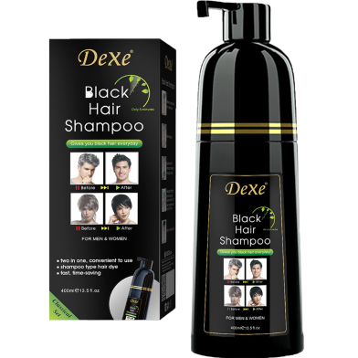 Dexe Hair Color Black Shampoo With Ammonia free And Herbal Ingredient 200ml image