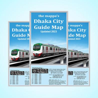 Dhaka City Guide Map (Both Side Normal Folding) image