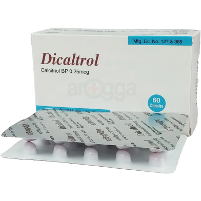 Dicaltrol 0.25 mcg 15's Pack Capsule image