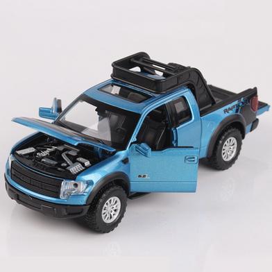 Diecast 1:32 Toy Vehicles Ford F-150 Svt Raptor Metal Car Model With Sound andLight Alloy Vehicles Perfect Gift image