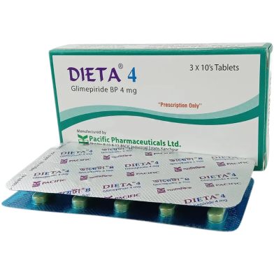 Dieta 4mg Tablet 10's Strip image