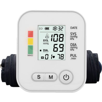 Digital Electronic Blood Pressure Monitor White RAK283 BP Machine image