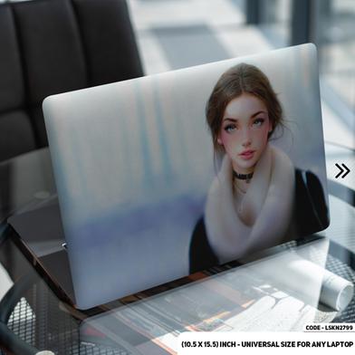 Digital Fantasy Anime Illustration Laptop Sticker And Laptop Skin image