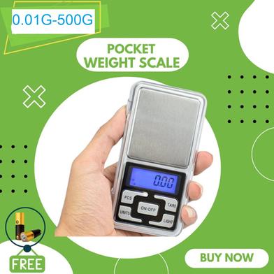 Digital Pocket Scale 0.1-500g image