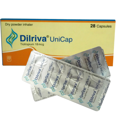 Dilriva 18 mcg Inhalation Capsule 10's Strip image