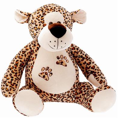 Dimpy Stuff Premium Sitting Leopard Soft Toy 46cm image