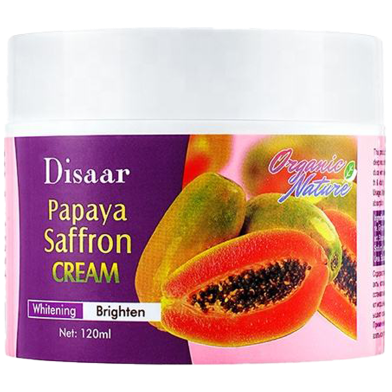 Disaar Papaya Saffron Anti Ageing Whitening and Brighten Cream 120g image