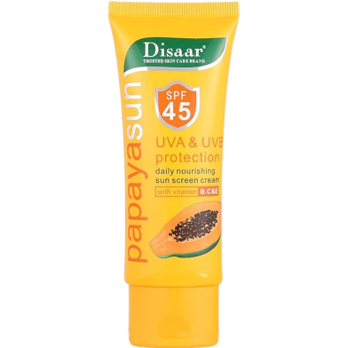 Disaar Papaya Sun UVA Protection Sunscreen SPf45-60ml image