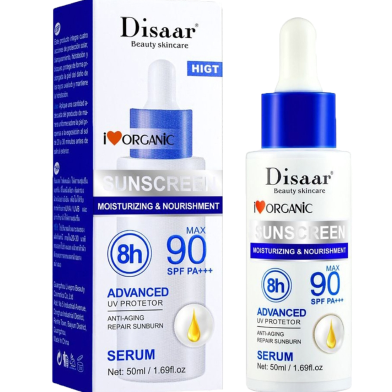 Disaar SPF 90 Sunscreen Serum Long Lasting UV Protector Sunblock Moisturizing Protective Essence 50 ml image