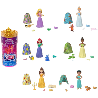 Disney Princess HMB69 Color Reveal Dolls With 6 Surprises image