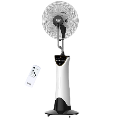 Disnie DMS-16R 16″ Rechargeable Mist Fan with Digital Display and LED Night Light with Remote image