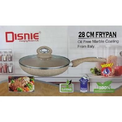 Disnie Marble Coating from Italy Ceramic Non Stick Cookware Induction  Friendly Granite Casserole With Lid/Cover Gas & Induction Compatible 💯