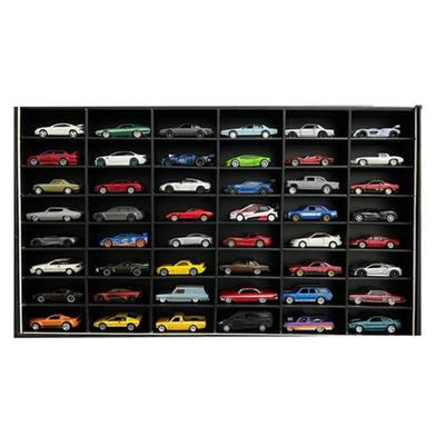 Display Case - 1:64 Diecast Wooden Acrylic 48 Compartment Box image