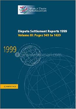 Dispute Settlement Reports 1999 - Volume 3 image