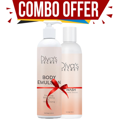 Diva's Secret Body Emulsion 220 ml and Diva’s Secret V Wash 100 ml Combo Offer image