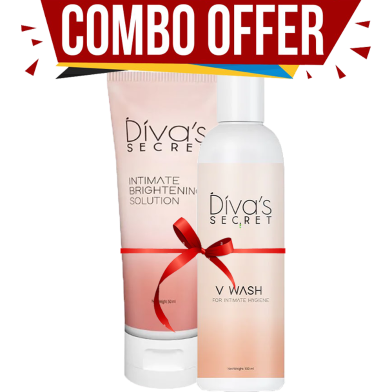 Divas Secret Intimate Brightening Solution 50 ml and Diva’s Secret V Wash 100ml Combo Offer image