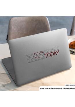 DDecorator Do Today Motivational Quote Laptop Sticker image