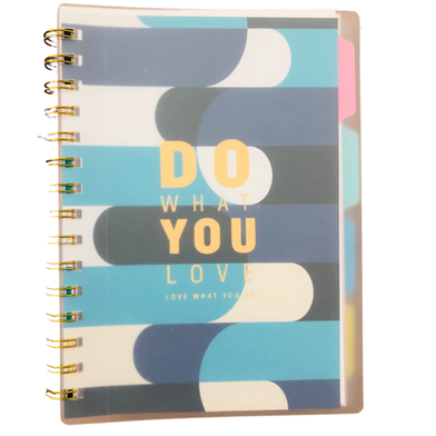 Do What You Love Spiral Notebook With Four Different Color image