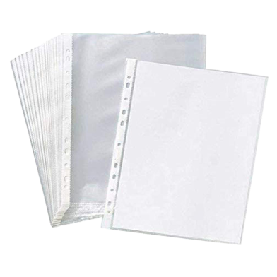 Document Protector Sheet A4 Size 11 holes -50Pcs image