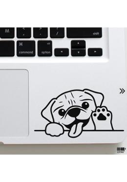 DDecorator Dog Waving Laptop Sticker image