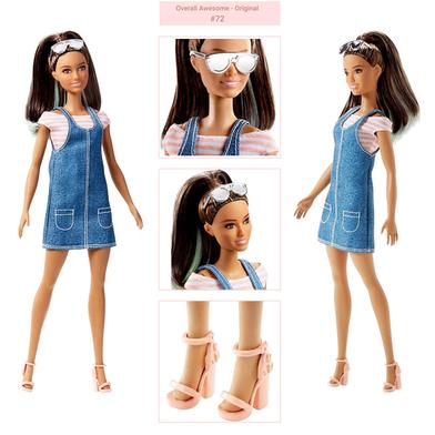 Doll Barbie Fashionistas Overall Awesome image