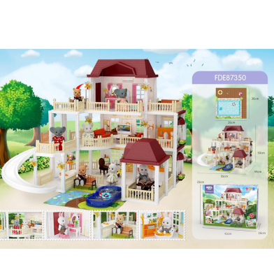 Doll House Villa Toys Koala Diary Families Luxury Rumah Boneka Koala Play Pretend image