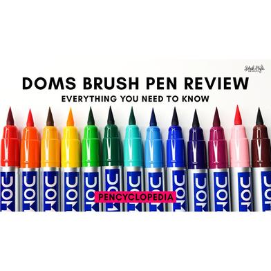 Doms Brush Pens (Set of 14)