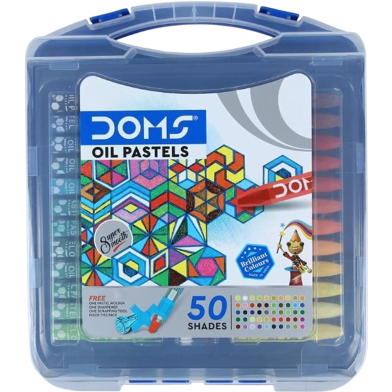 Doms Oil Pastels 50 Color Box For Artists image