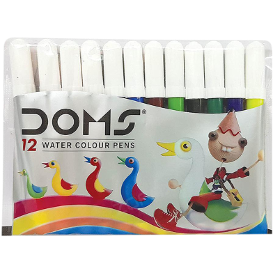 Doms Watercolor Sign Pens -12 Pieces image