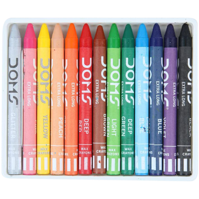Doms Wax Crayon 12 Colors Pack image
